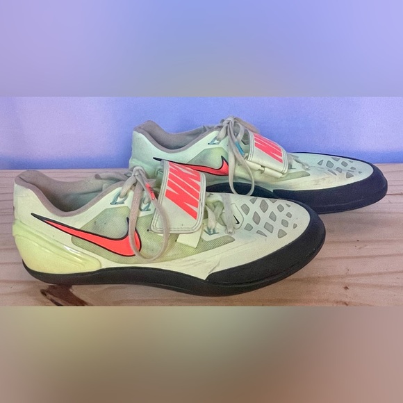 Nike Zoom SD 4 'Barely Volt Hyper Orange' 685135-700, Size Men’s 7 Track & Field - Picture 6 of 13